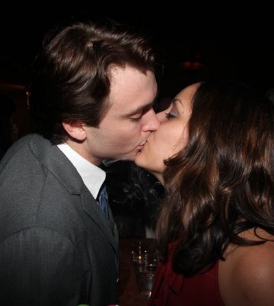 James Snyder and his fiance in a parting shot! Photo