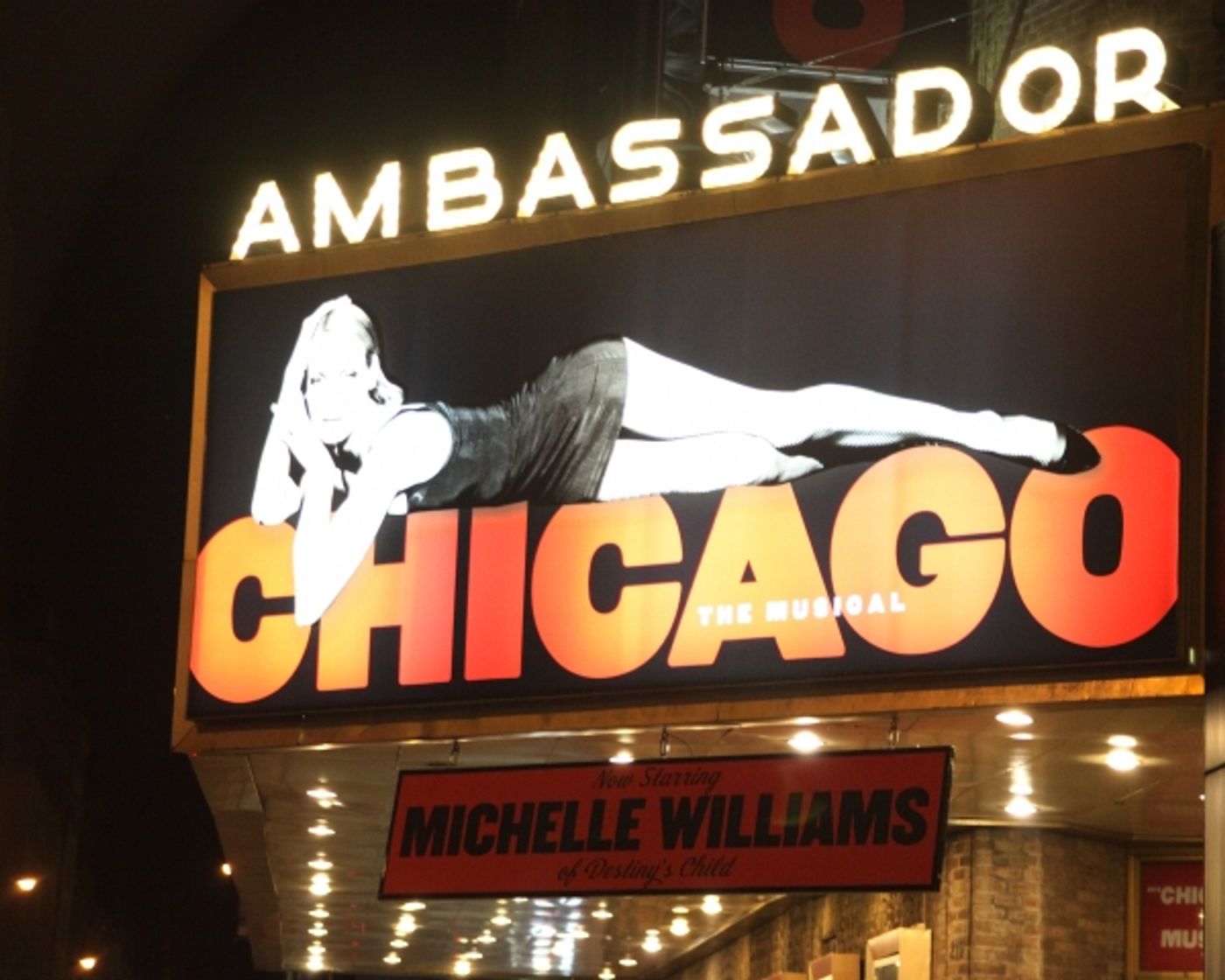 Photo Coverage: Michelle Williams Bows in CHICAGO Photo Coverage: Michelle Williams Bows in CHICAGO Image