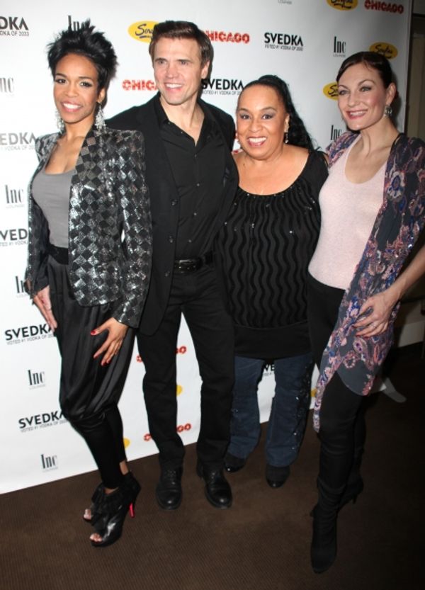 Michelle Williams, Brent Barrett, Roz Ryan and Terra C. MacLeod  Photo