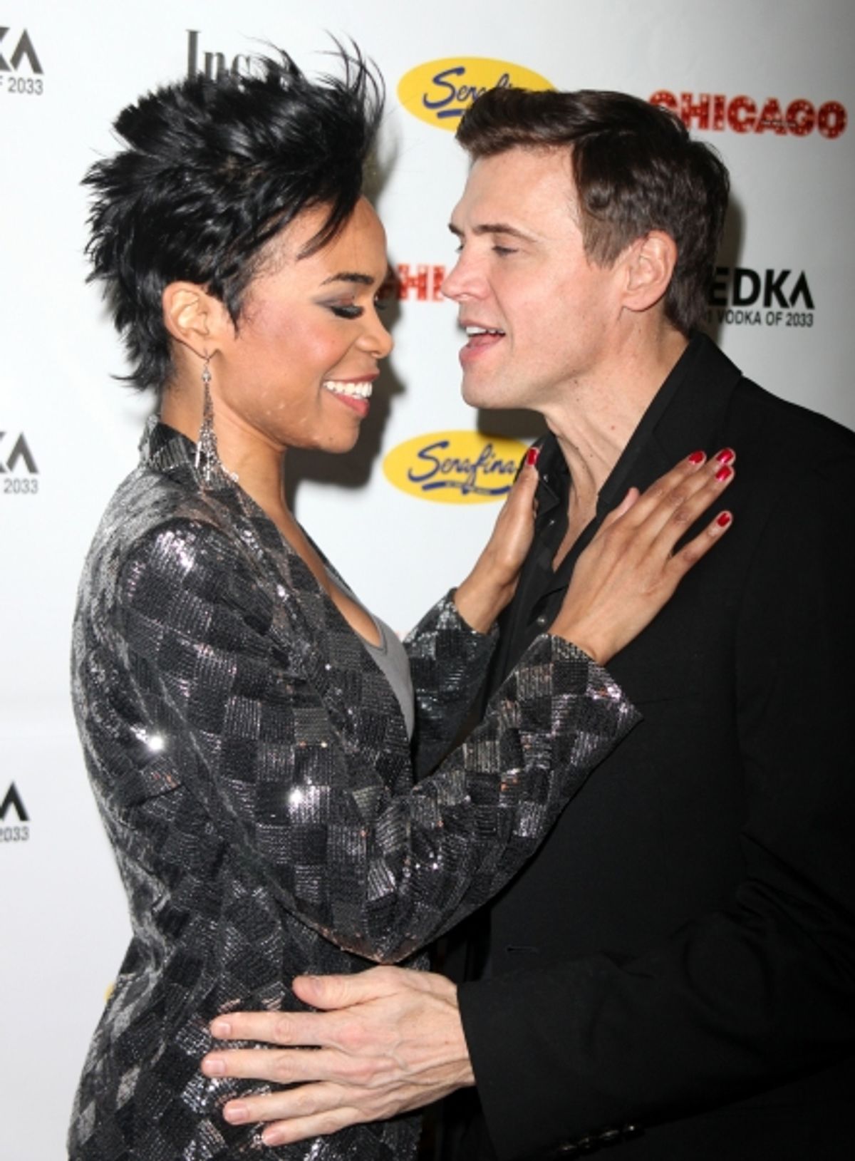 Michelle Williams and Brent Barrett at 