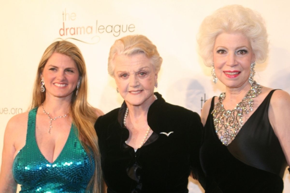 Bonnie Comley, Angela Lansbury and Jano Herbosch at 