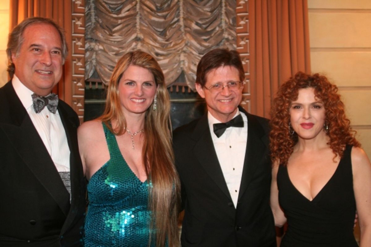 Stewart Lane, Bonnie Comley, Grafton Nunes and Bernadette Peters at 