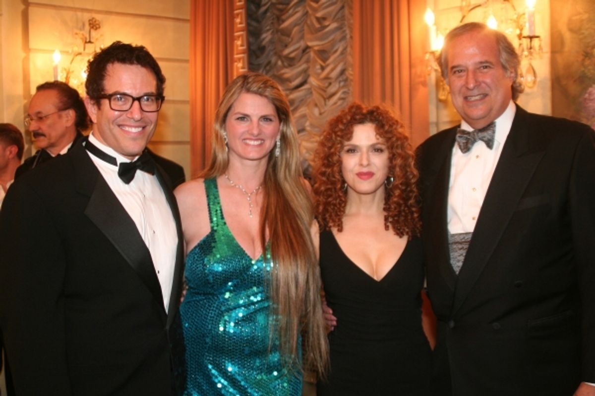 Michael Mayer, Bonnie Comley, Bernadette Peters and Stewart Lane at 