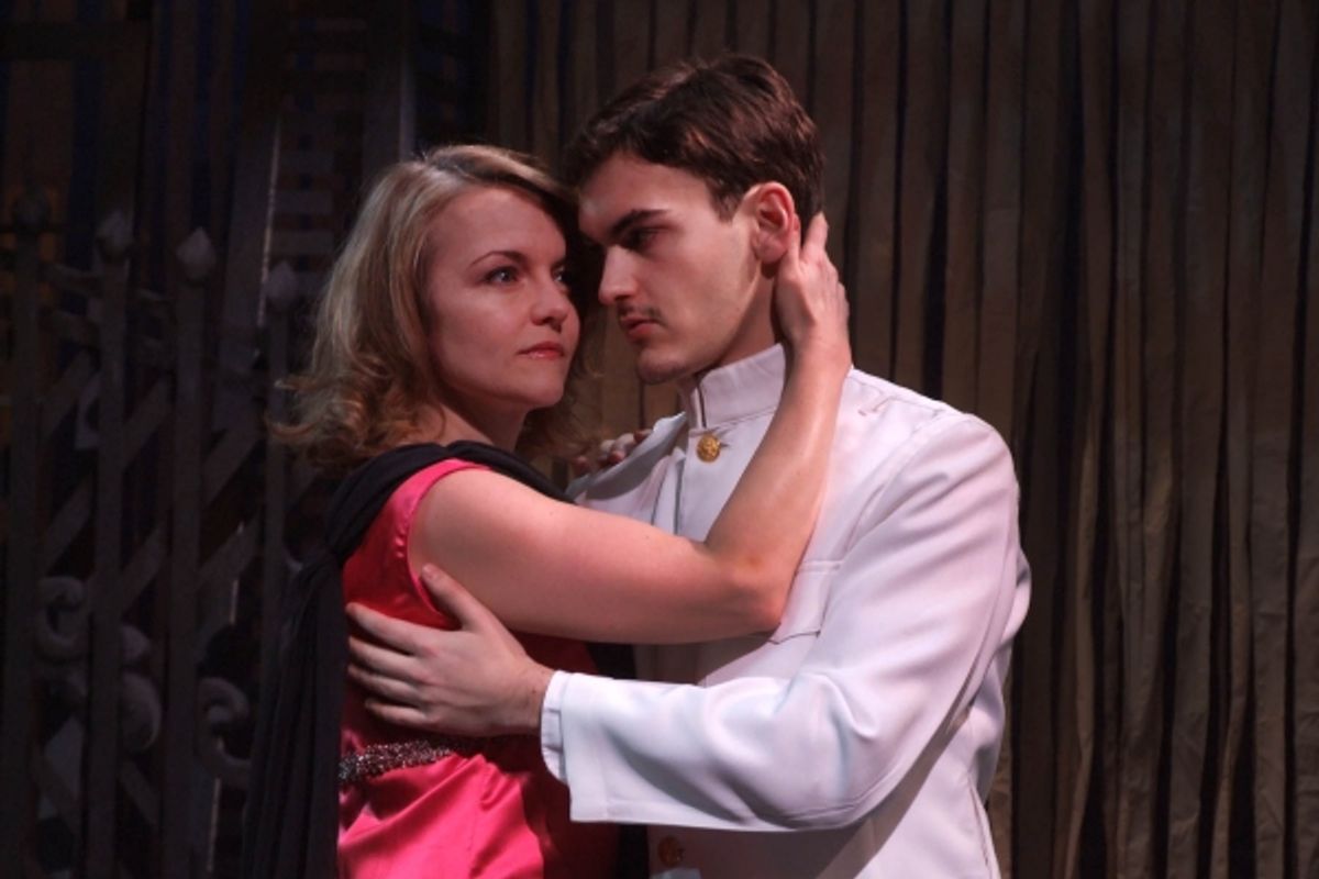 Kristen Vaughan and Montgomery Sutton  at 