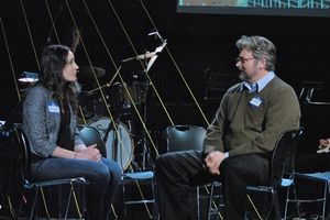 Dee Roscioli and John Ellison Conlee Photo