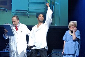 Julian Fleisher, Darius DeHaas and Nancy Opel Photo