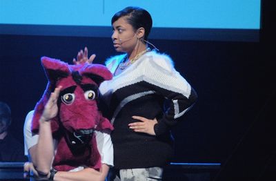 Mo Rocca and Raven-Symone Photo