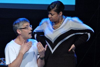 Mo Rocca and Raven-Symone Photo