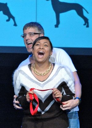 Raven-Symone and Mo Rocca Photo