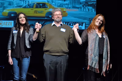 Dee Roscioli, John Ellison Conlee and Katie Thompson Photo