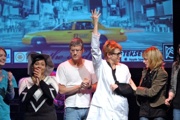 Curtain Call Alicia Witt, Raven-Symone, Mo Rocca, Cady Huffman and Marnie Schulenburg Photo