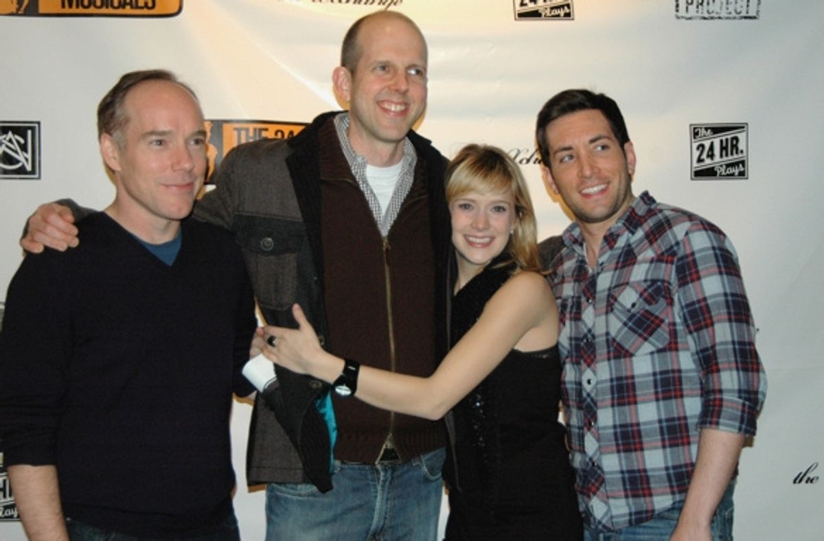 Michael Winther, Jeff Blumenkrantz, Marnie Schulenburg and Zachary Prince at 