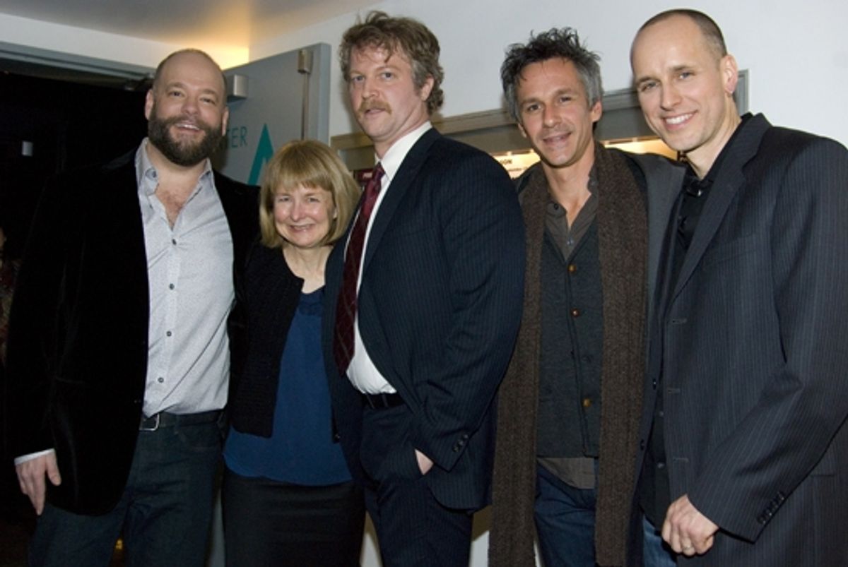 Brian Keane, Liz Diamond, CJ Wilson, Quentin Mare, and Kelly AuCoin at 