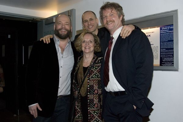 Brian Keane, Kelly AuCoin, Liz Diamond, Joan MacIntosh and CJ Wilson  Photo