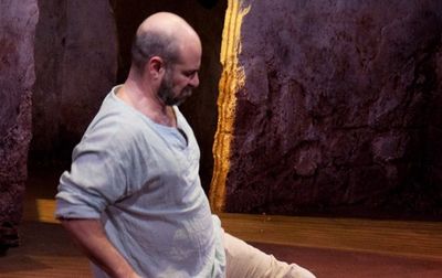 Yusef (Demosthenes Chrysan) is held in prison. Photo