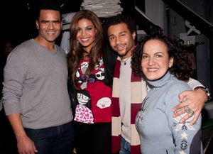 Christopher Jackson, Jordin Sparks, Corbin Bleu, and Olga Merediz Photo