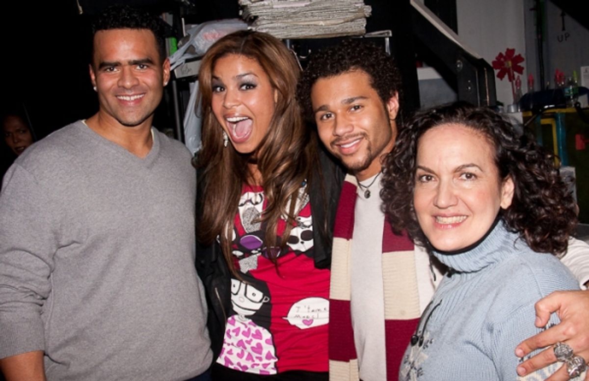 Christopher Jackson, Jordin Sparks, Corbin Bleu, and Olga Merediz at 