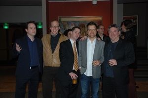 Producing Artistic Director Brian Kite, Evan Arnold, Director Jeff Maynard, Kevin Weisman and Lighting Designer Craig Pierce @ BroadwayWorld Producing Artistic Director Brian Kite, Evan Arnold, Director Jeff Maynard, Kevin Wei Photo