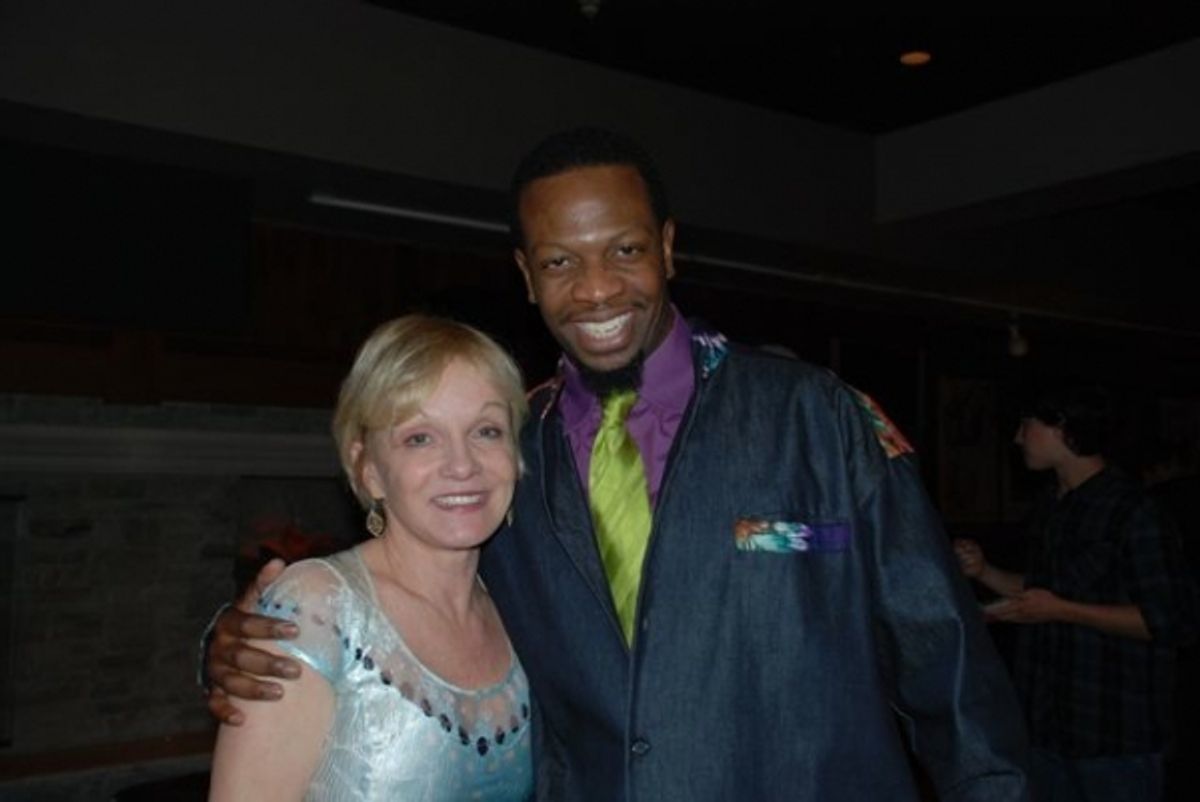Cathy Rigby and Melvin Abston at 