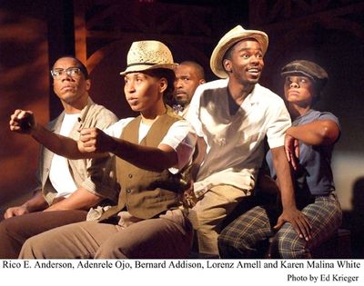 Rico E. Anderson, Adenrele Ojo, Bernard Addison, Lorenz Arnell and Karen Malina White Photo