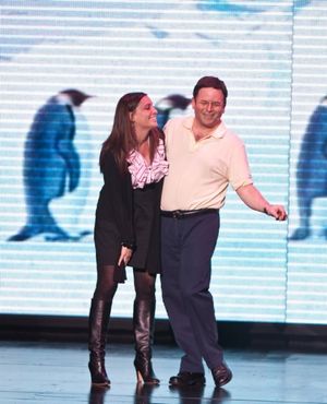 Jason Alexander as Donny Clay and audience member Photo