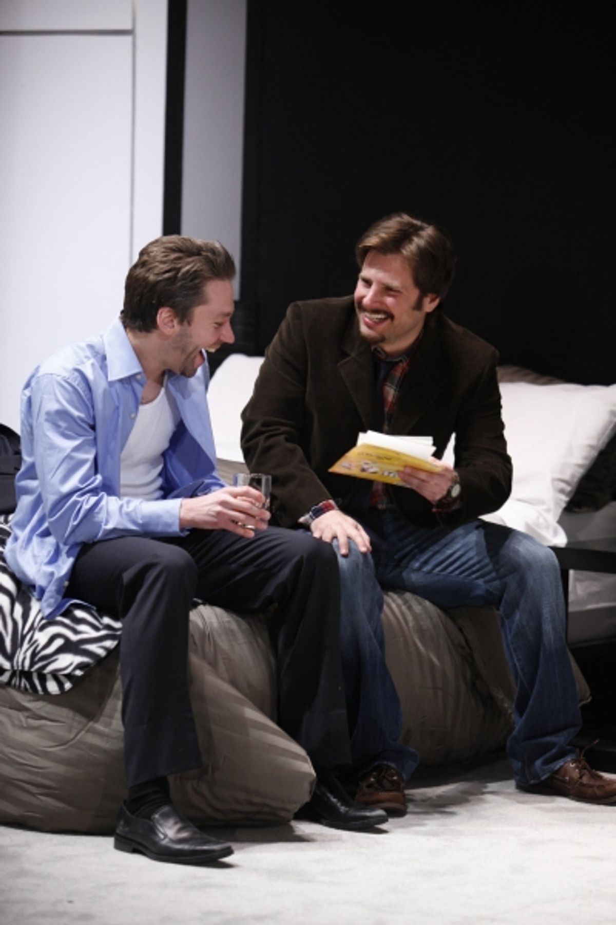 Michael Weston and James Roday at 