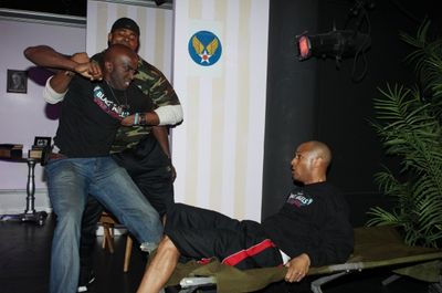 Derek Shaun, Lamman Rucker & Thom Scott II Photo