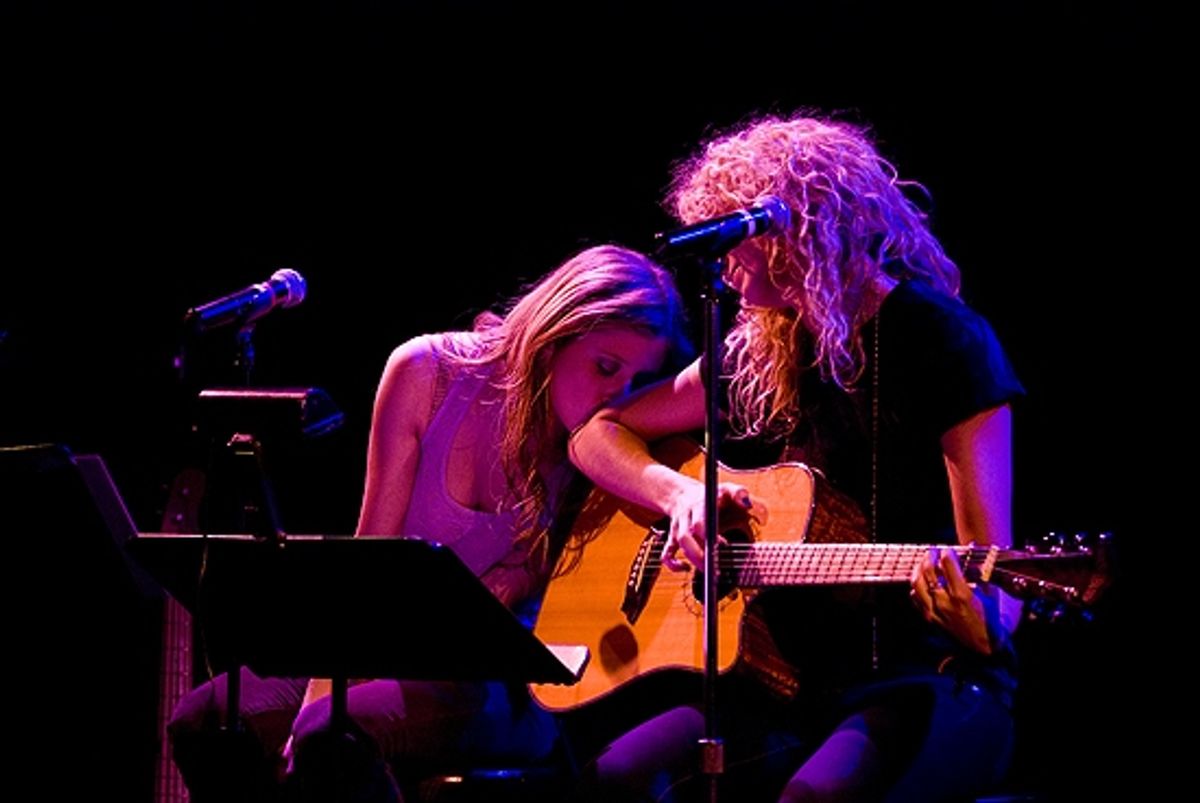 Caissie Levy & Kacie Sheik at 