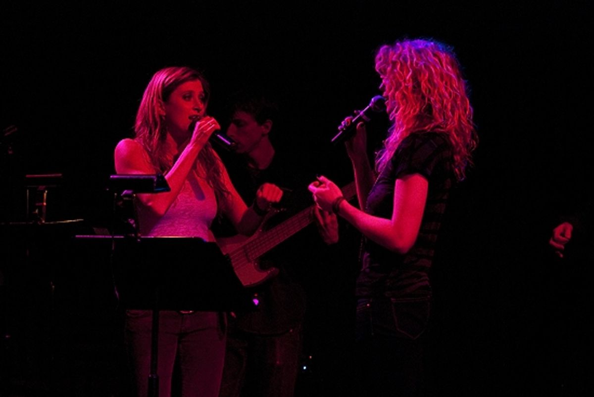 Caissie Levy & Kacie Sheik at 