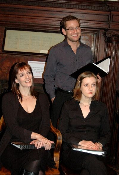Chad Kimball, Julia Murney and Liz Morton Photo