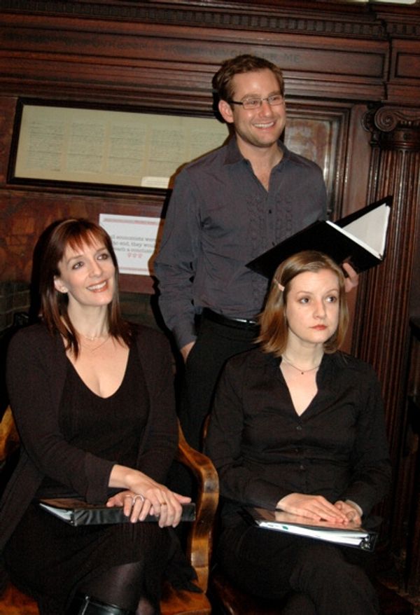 Chad Kimball, Julia Murney and Liz Morton Photo