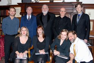 Chad Kimball, Paxton Whitehead, Jim Brochu, David Rooney, Robert Stanton, Cassie Beck Photo