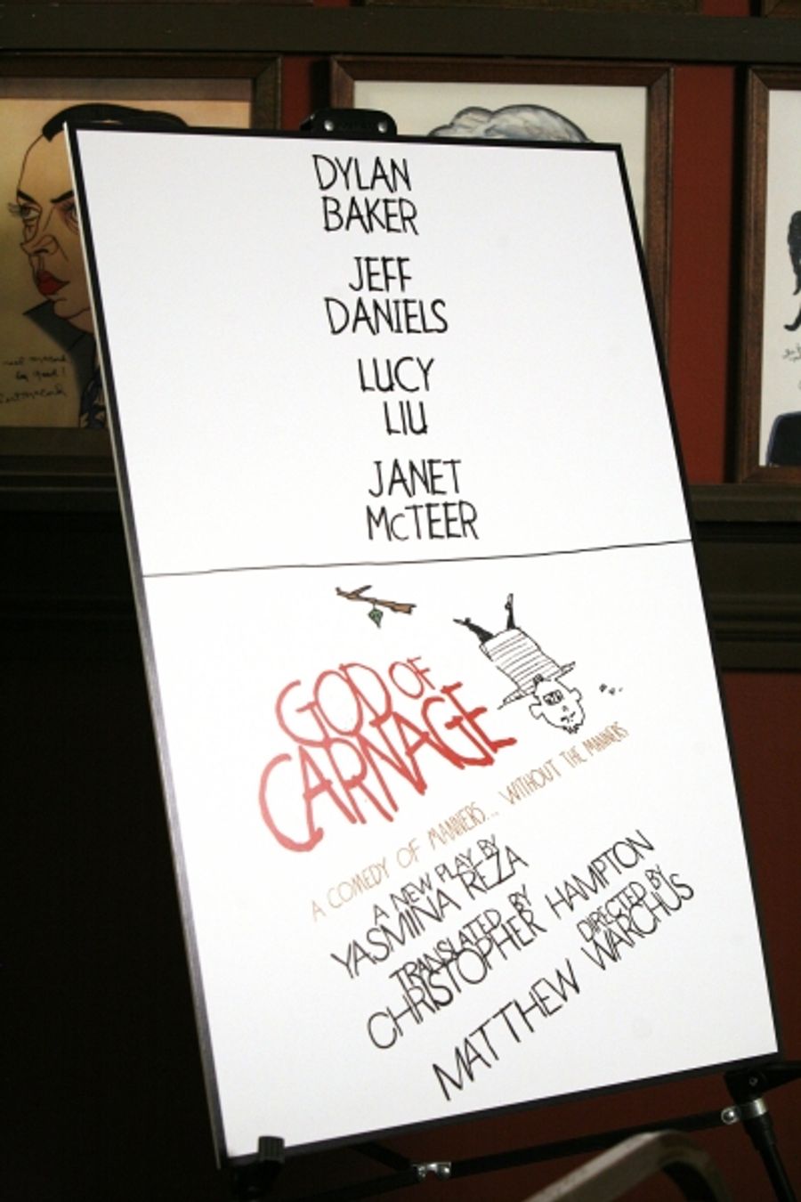 Photo Coverage: GOD OF CARNAGE Welcomes Daniels, Liu, McTeer and Baker Image