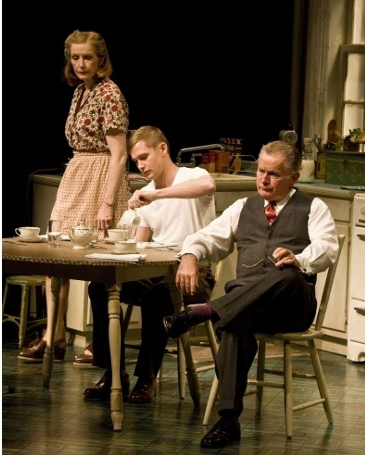 Frances Conroy, Brian Geragthy and Martin Sheen at 