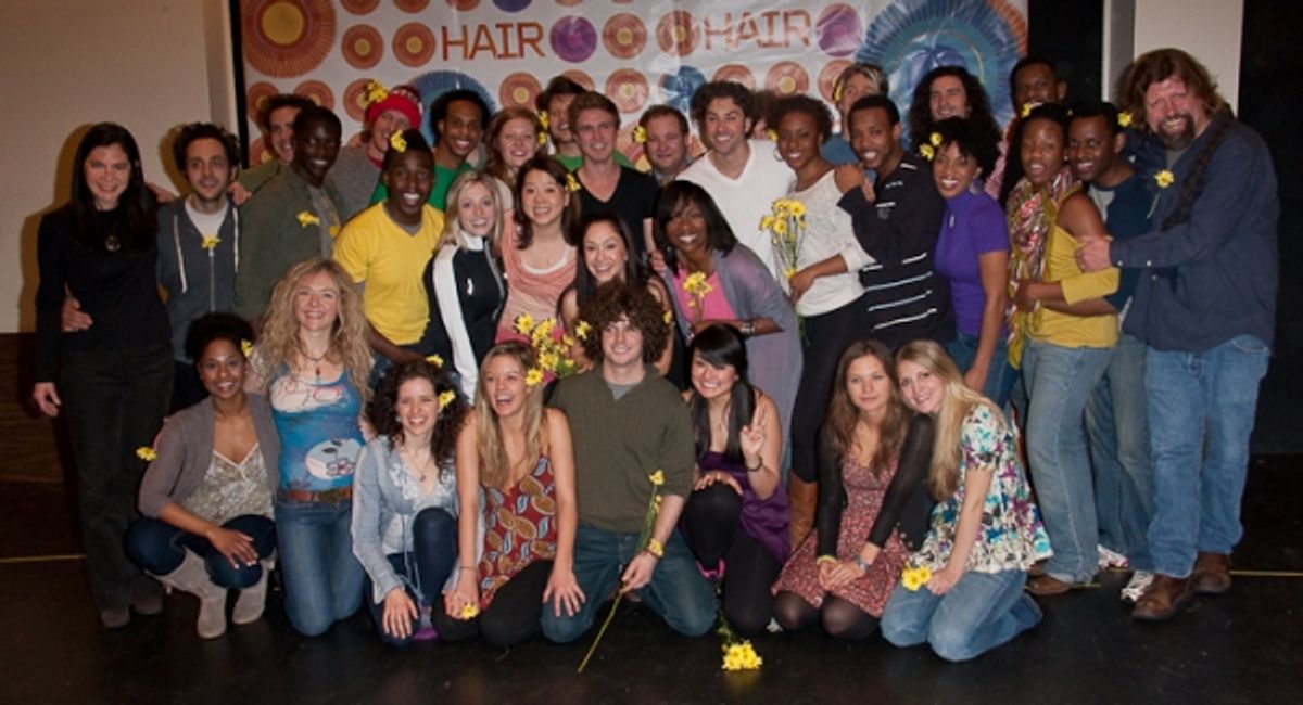 HAIR Tribe with Diane Paulus and Oskar Eustis at 