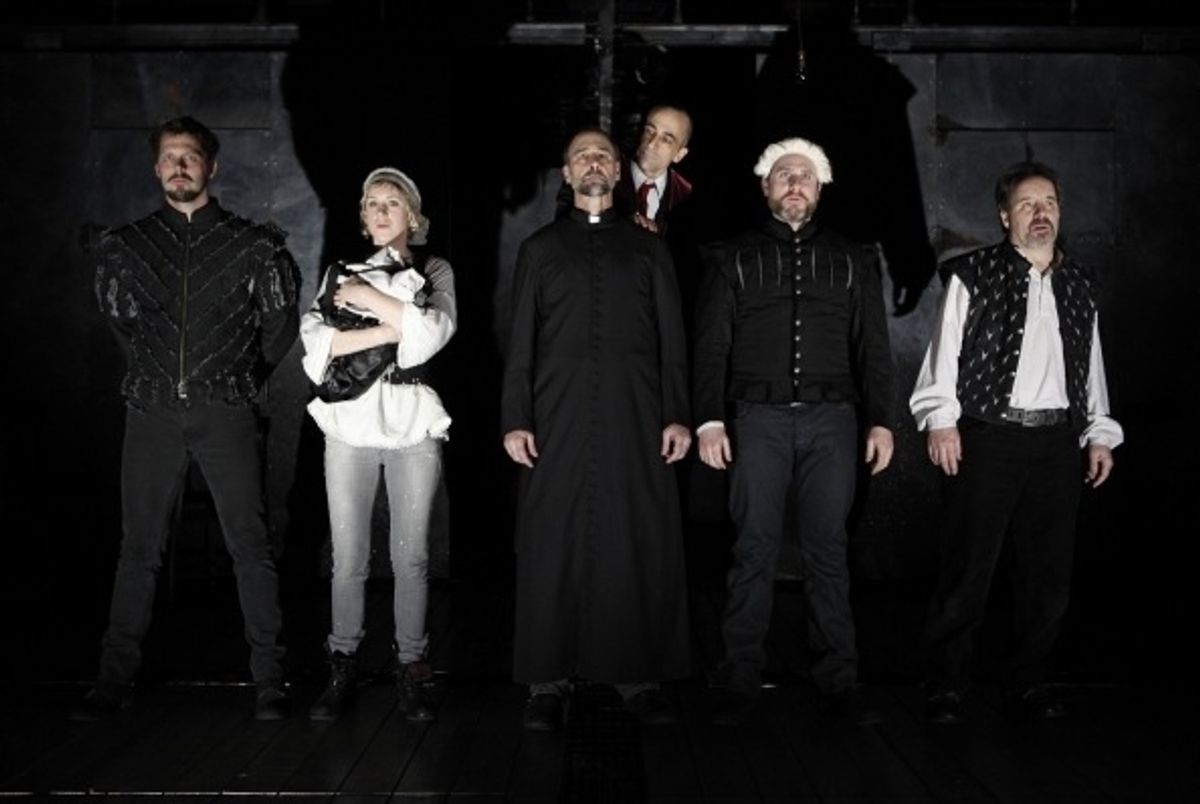 David Furr, Charlotte Parry, Michael Countryman, David Pittu, Remy Auberjonois and John Pankow at 