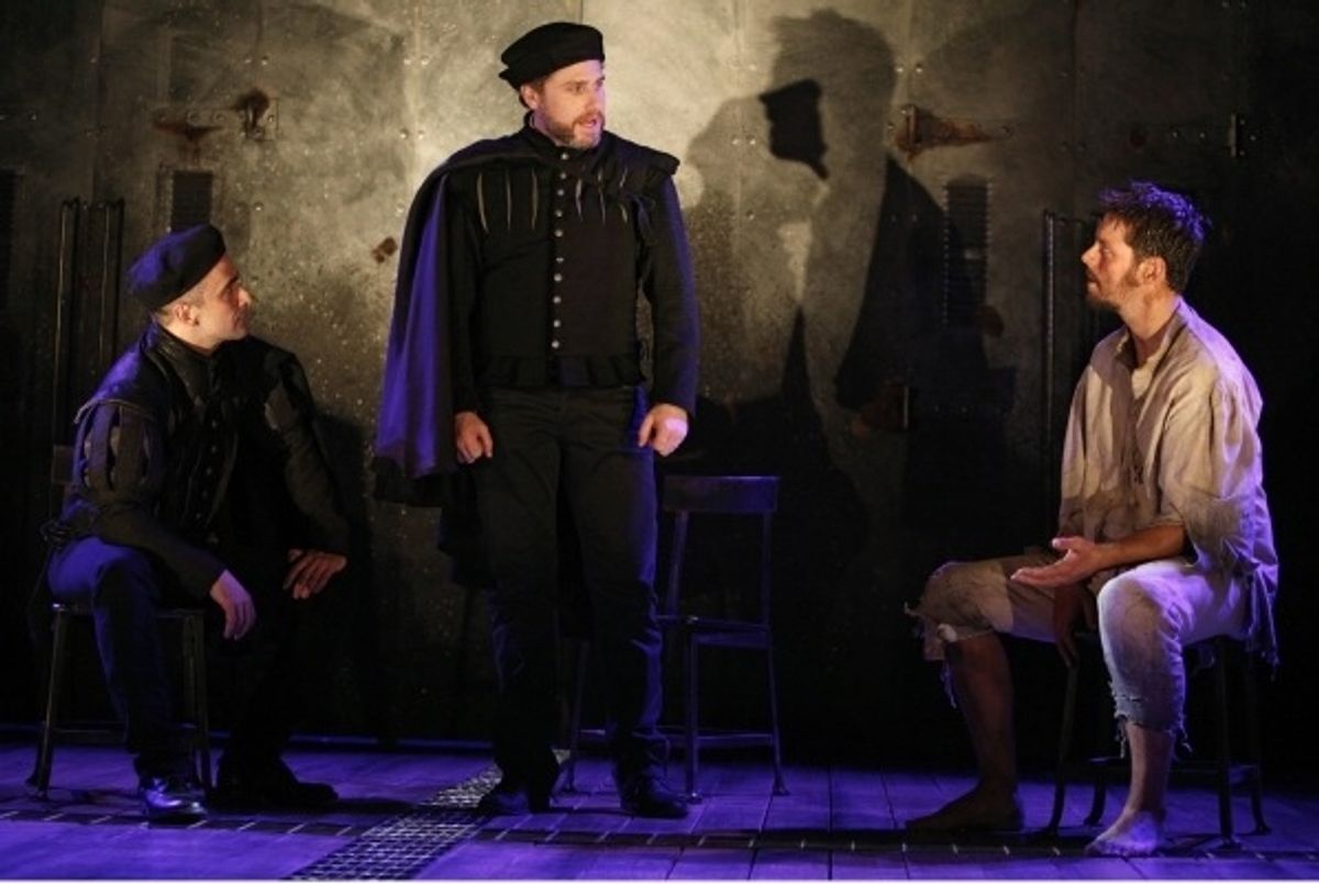 David Pittu, Remy Auberjonois and David Furr at 