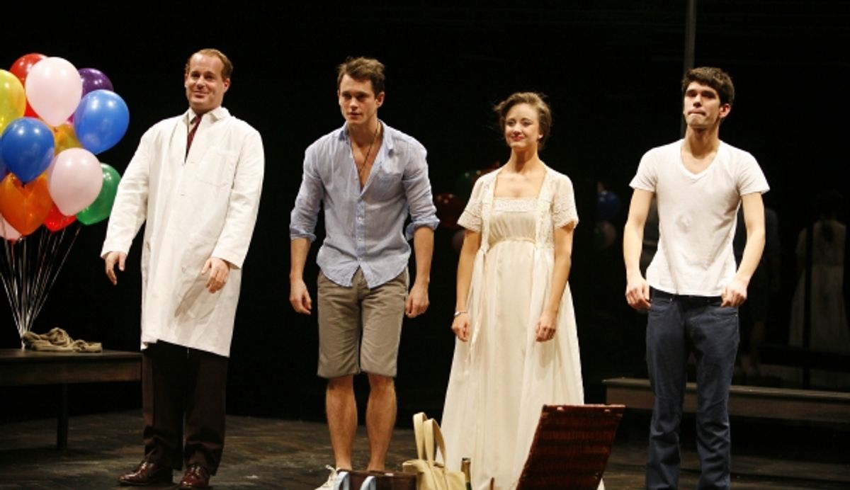 Adam James, Hugh Dancy, Andrea Riseborough & Ben Whishaw at 