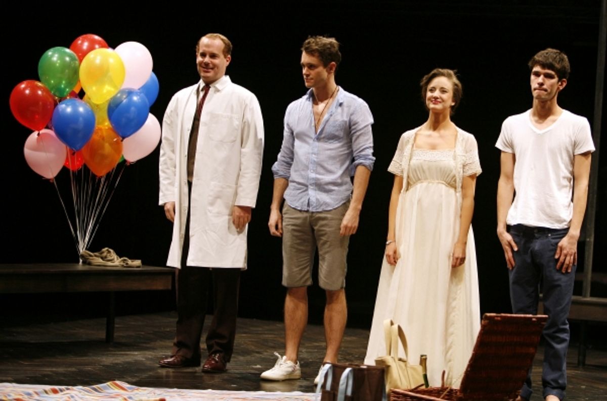 Adam James, Hugh Dancy, Andrea Riseborough & Ben Whishaw at 