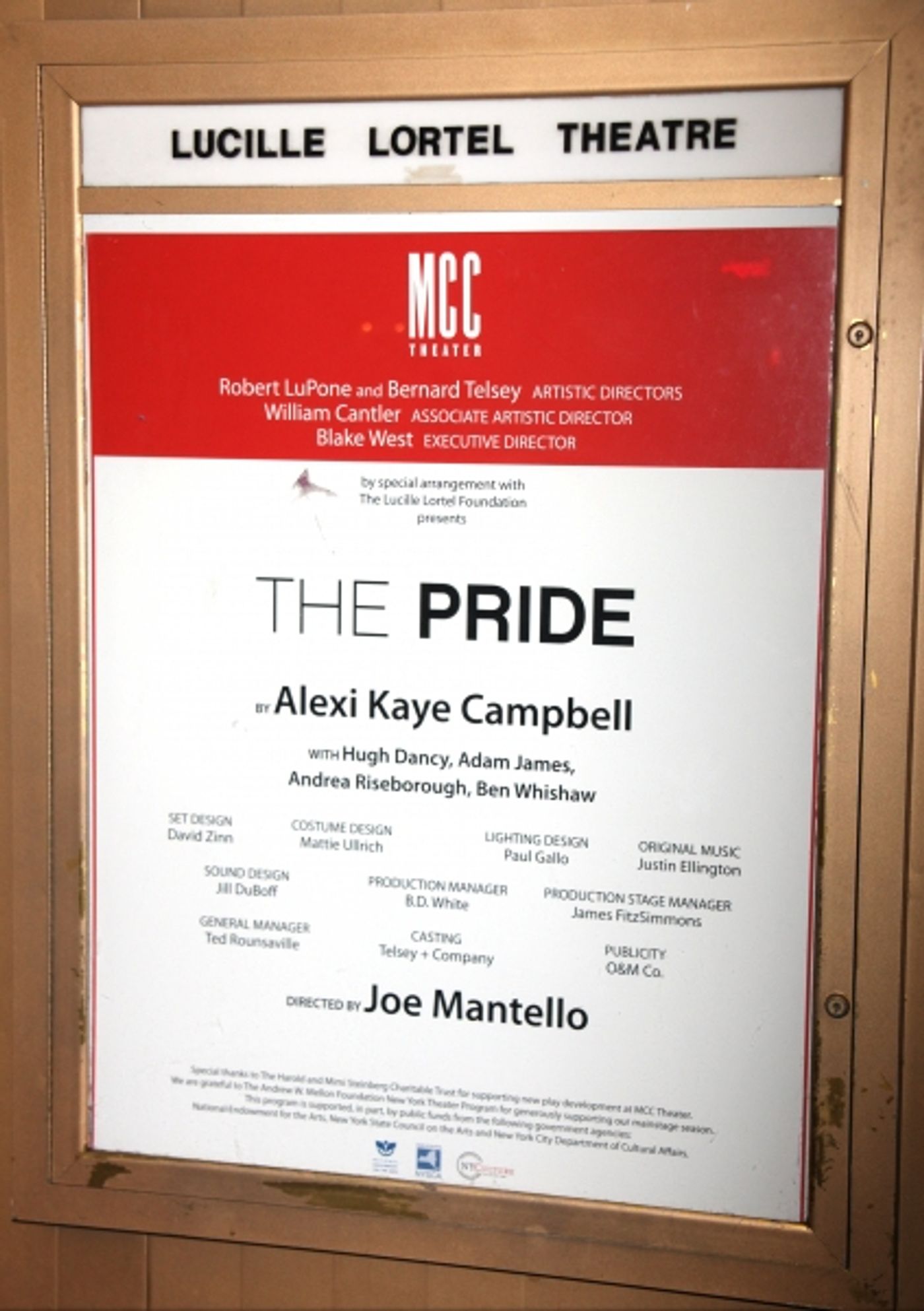 Photo Coverage: THE PRIDE Opening Night Curtain Call Photo Coverage: THE PRIDE Opening Night Curtain Call Image