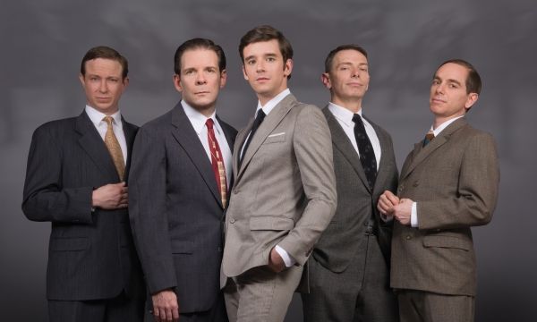 Matt Schneck, Thomas Jay Ryan, Michael Urie, Arnie Burton & Sam Breslin Wright Photo