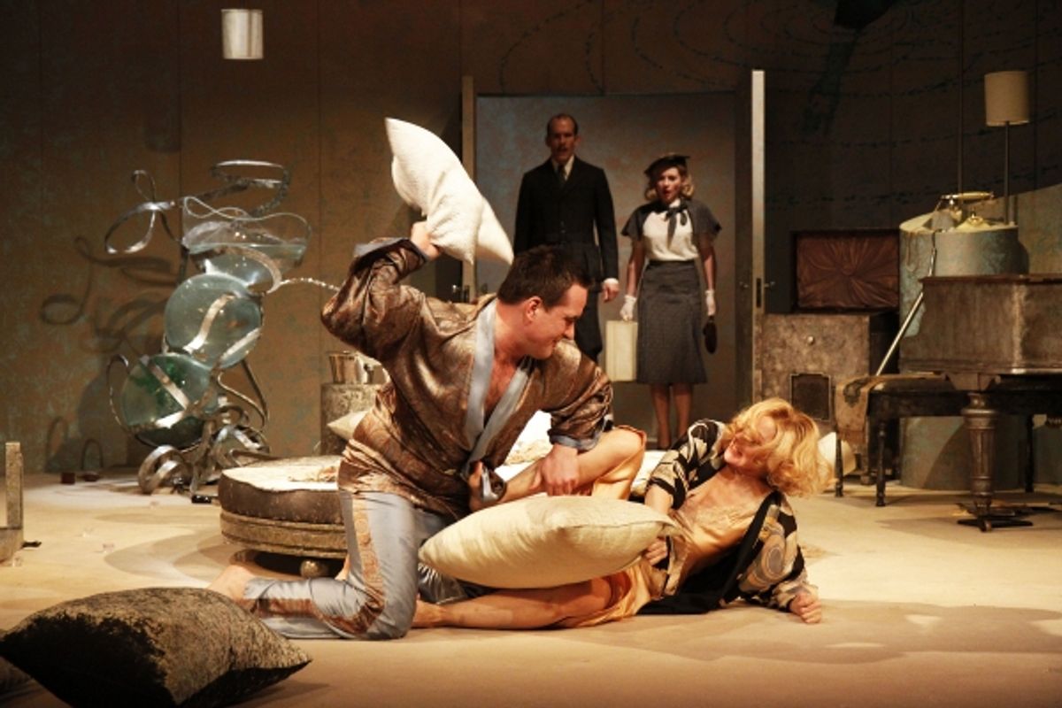 Matthew Macfadyen and Kim Cattrall, Simon Paisley Day and Lisa Dillon at 