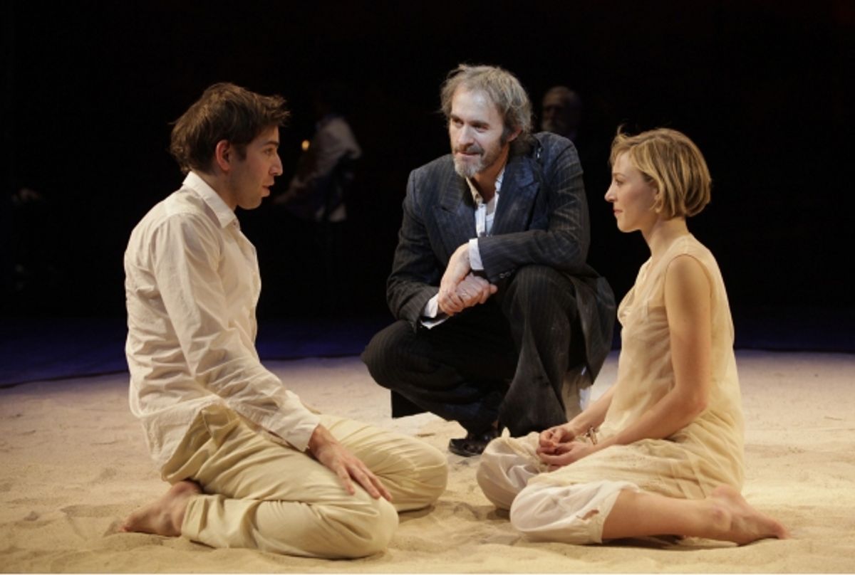 Edward Bennett, Stephen Dillane and Juliet Rylance at 