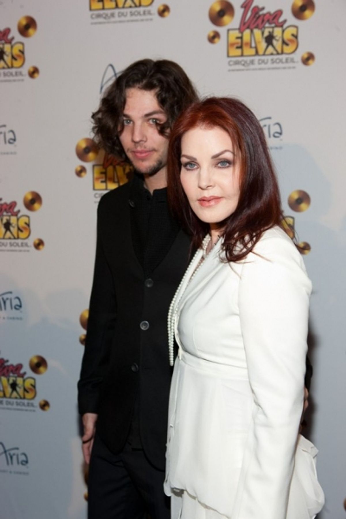 Priscilla Presley and her son Navarone Garibaldi  at 