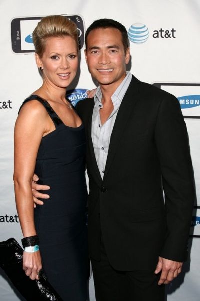 Mark Dacascos and wife Julie  Photo