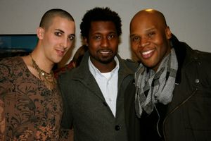 Marti Gould Cummings, Brandon Pearson, and Michael James Scott Photo