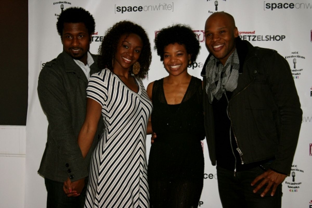 Brandon Pearson, Saycon Sengbloh, Chasten Harmon, and Michael James Scott at 