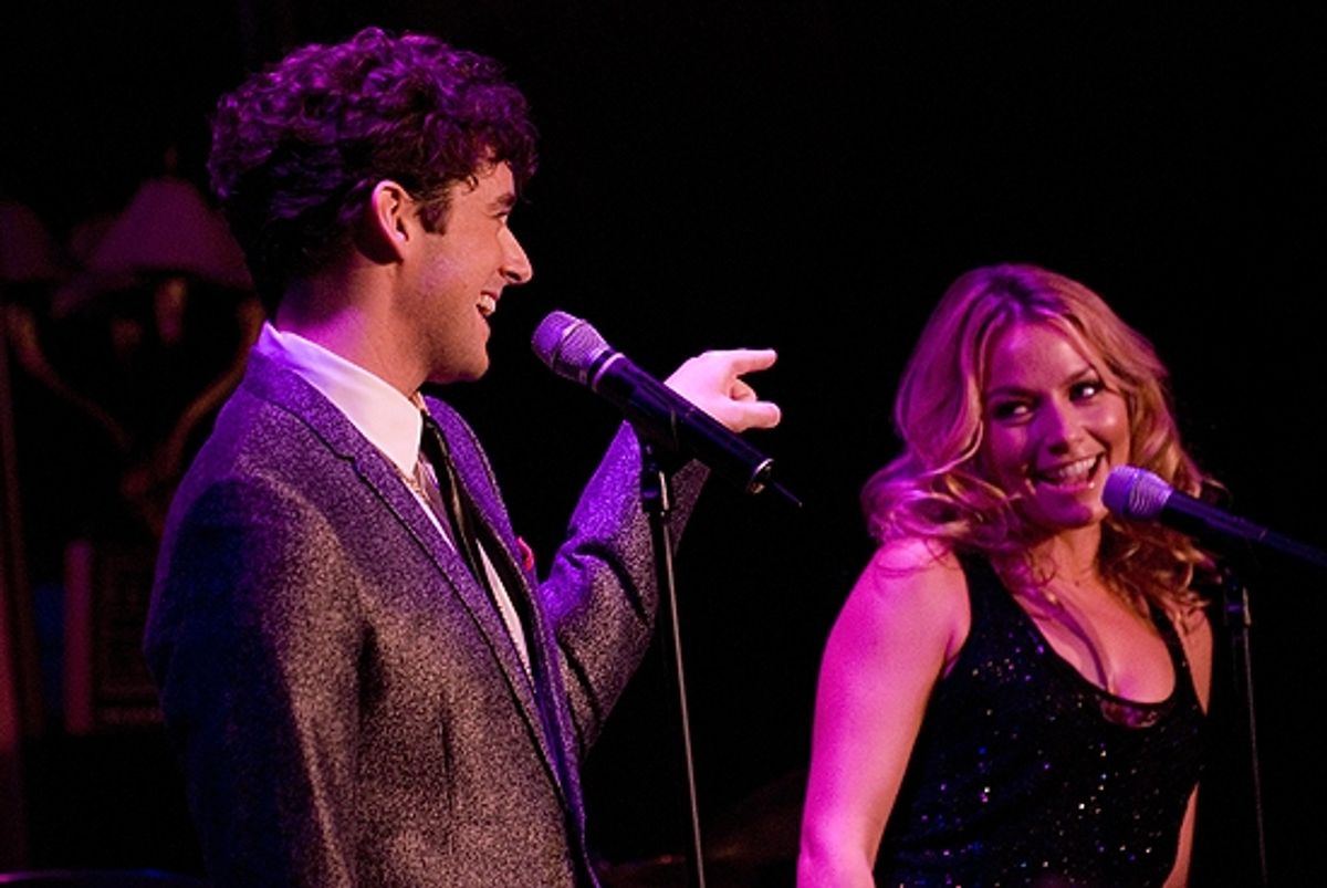 Michael Urie And Becki Newton at 