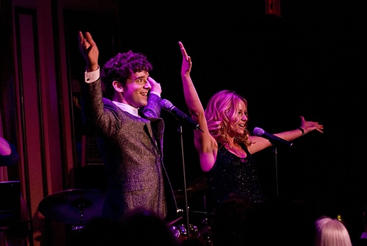 Michael Urie And Becki Newton at 
