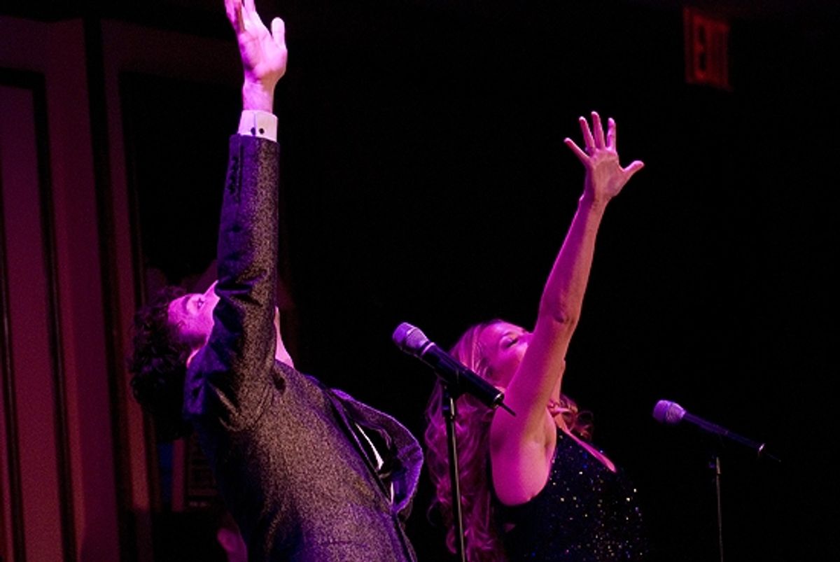 Michael Urie And Becki Newton at 